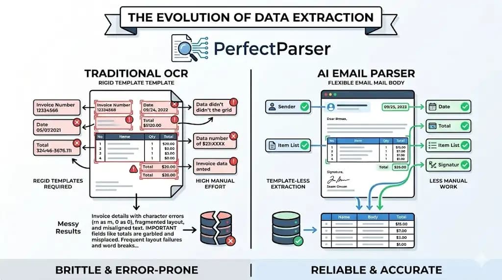 Email Parsing vs Traditional OCR