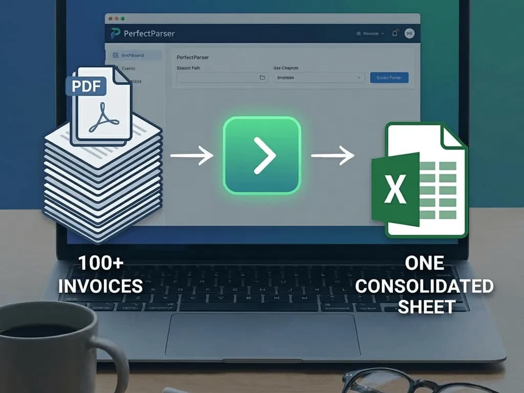 Consolidate 100+ PDF Invoices into One Excel Sheet