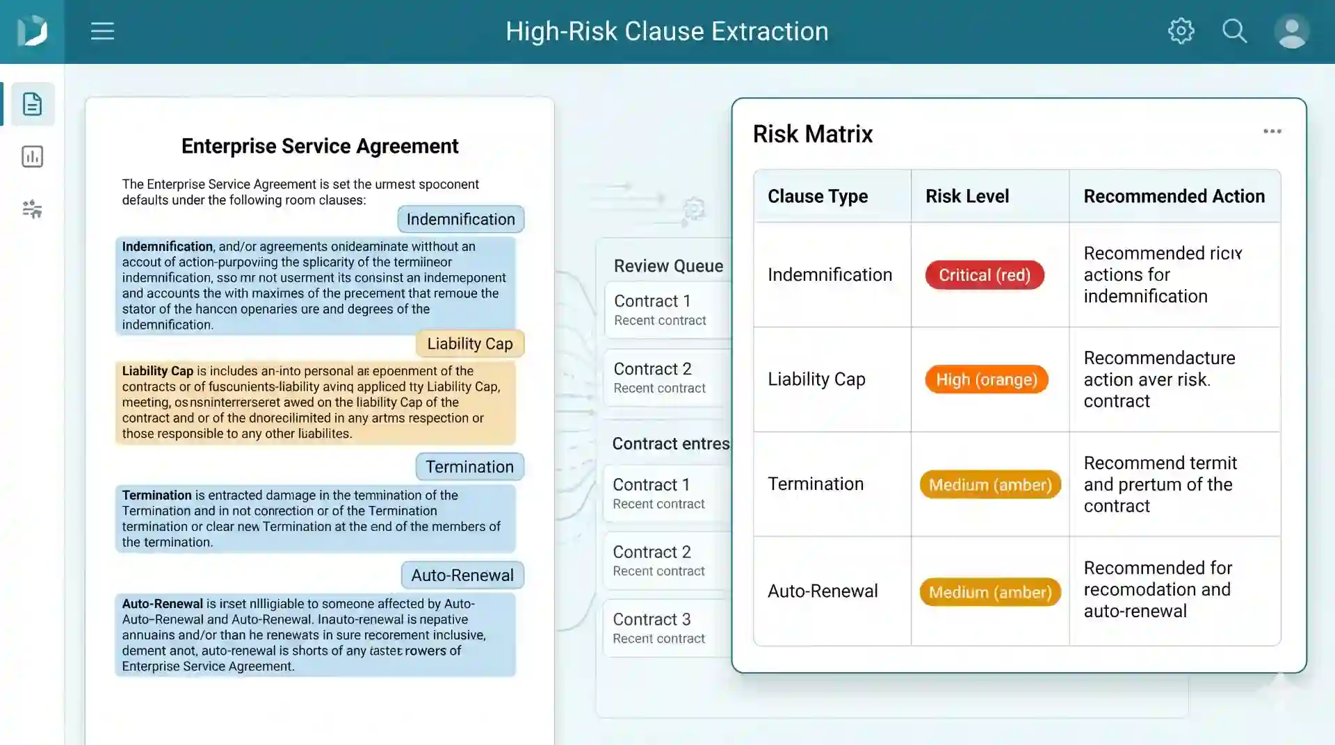 How to Extract High-Risk Contract Clauses